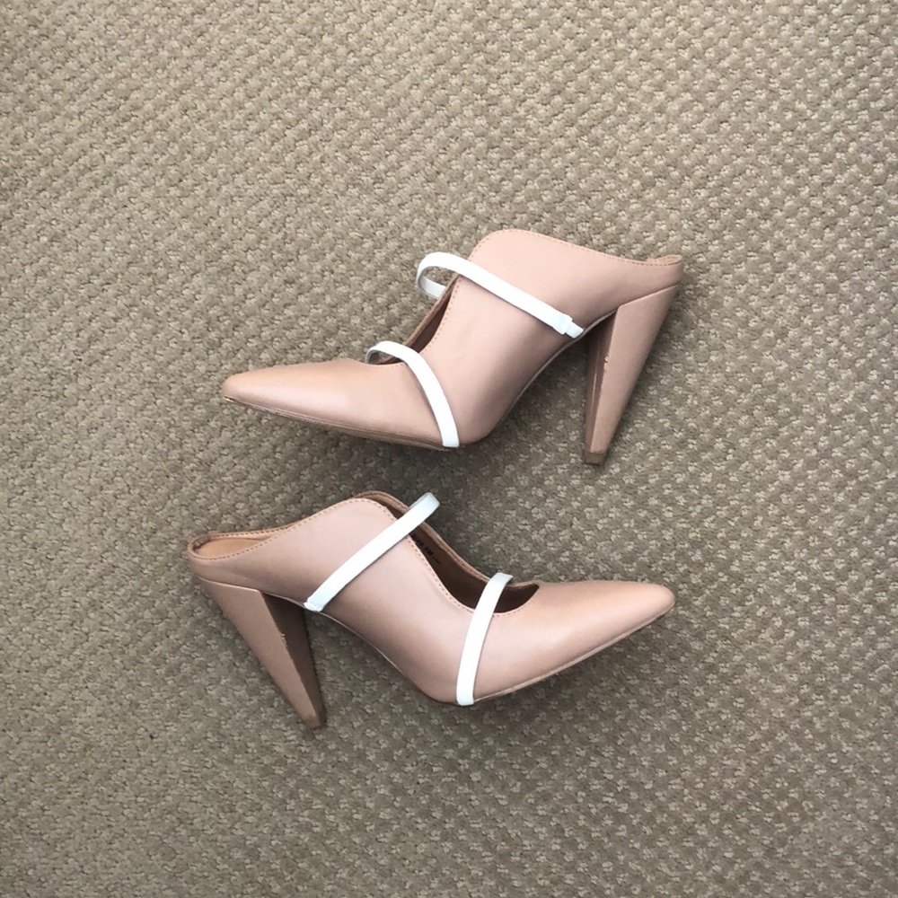 Open back heels